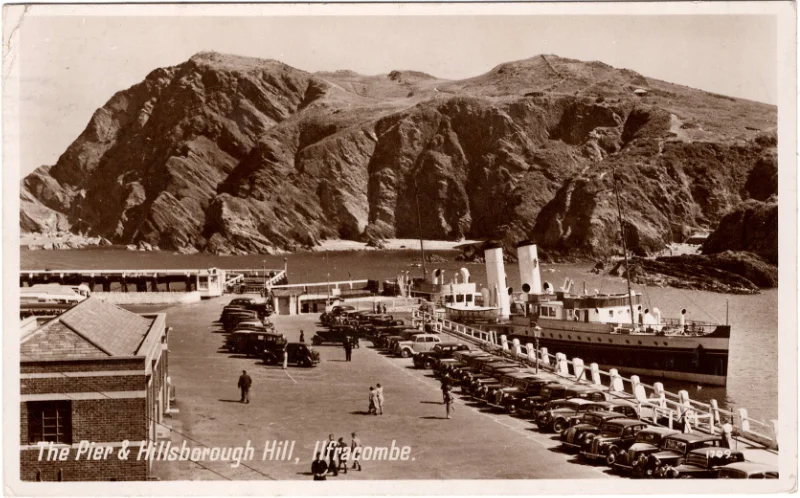 1951 postcard of Ilfracombe pier | Robert Zarywacz | robz @ robzlog.co.uk